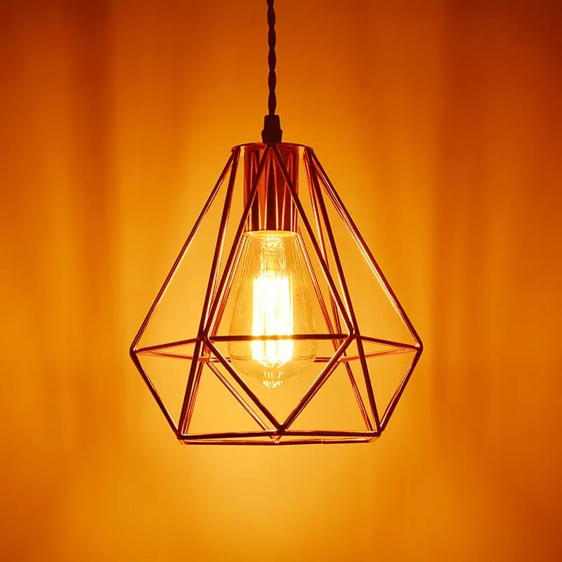 Rakona Classy Rose Pyramid Pendant Lamp