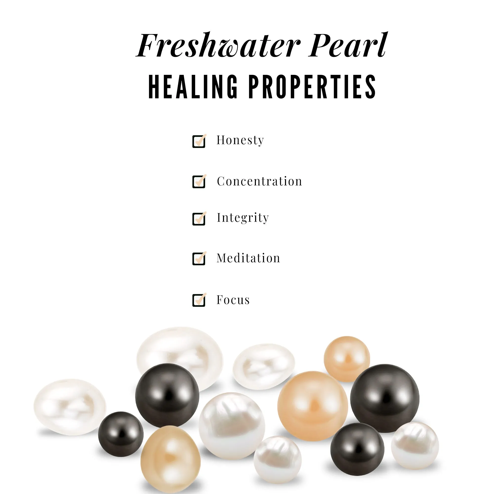Real Freshwater Pearl Cat Daith Hoop Earring in Gold