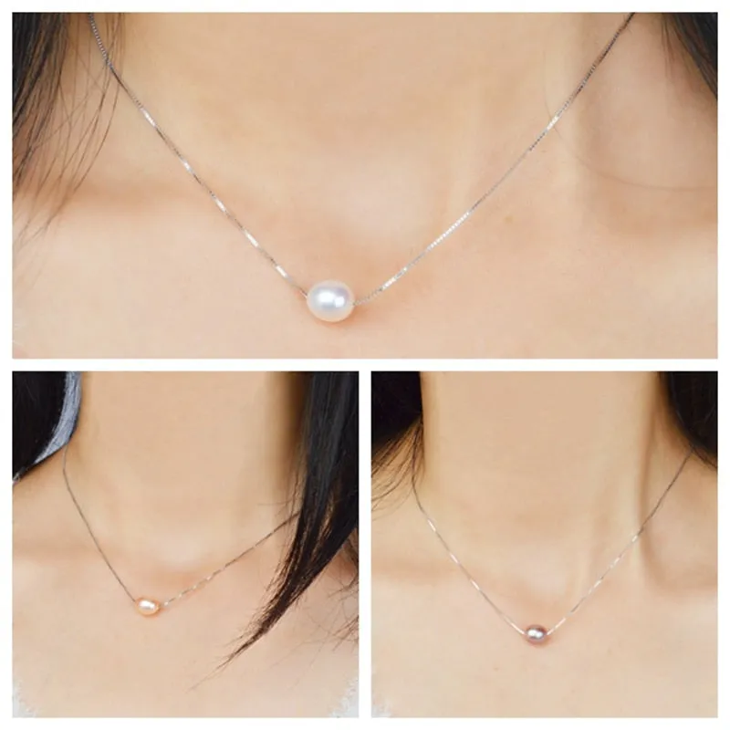Real Natural Freshwater Pearl Pendant