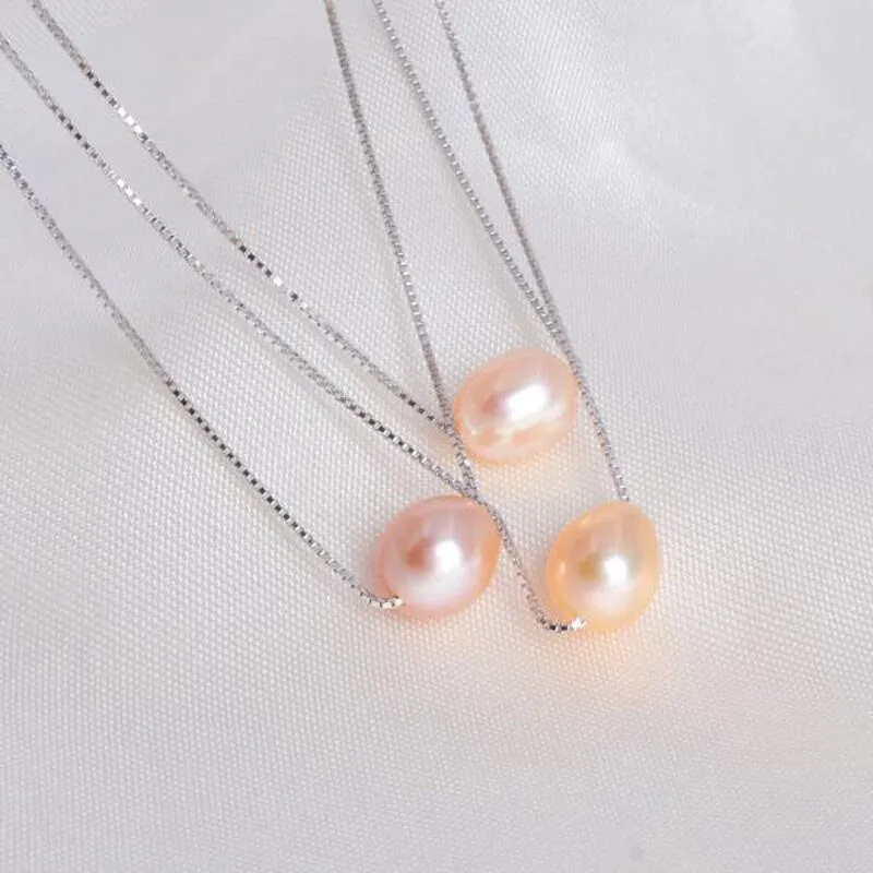 Real Natural Freshwater Pearl Pendant