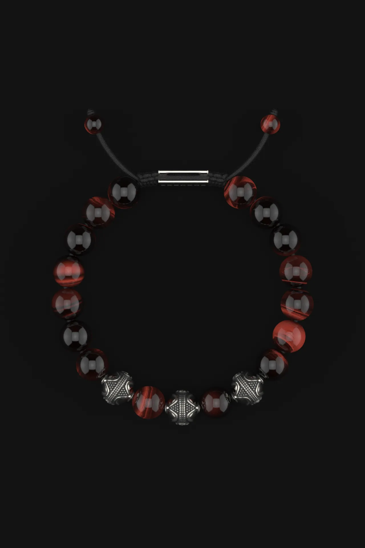 Red Tiger Eye Bracelet 10mm | Premium by Seekers Men's Jewelry