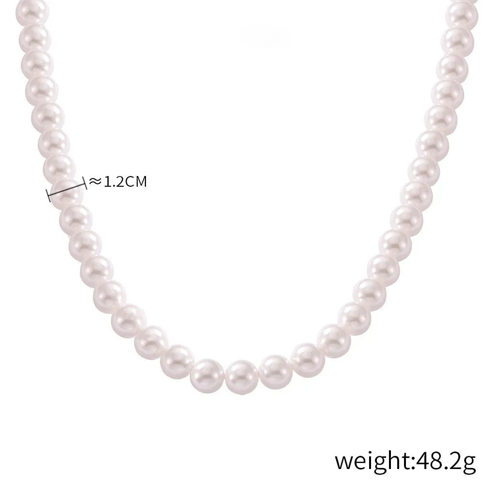 Regal Tricolor Pearl Necklace