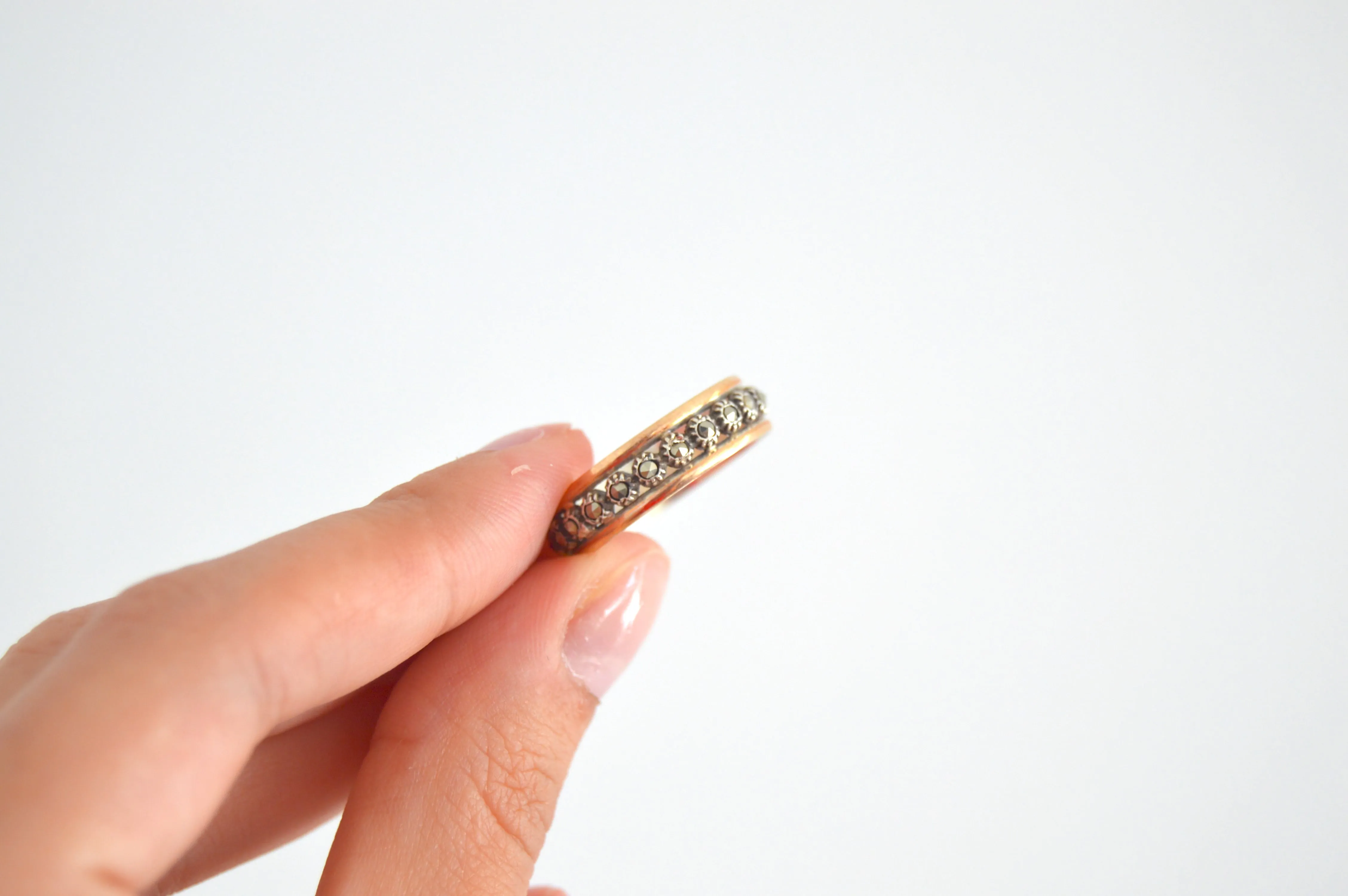 Ring   Marcasite Portuguese Handmade                          ID  A113 - 1128