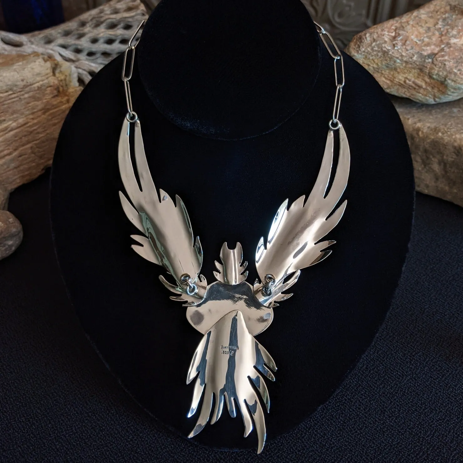 Royston Turquoise "Pegasus" Necklace Set by Juan Willie SWSG-JWS-0004