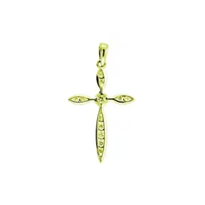 S Kashi & Sons Crosses Necklace P2202YG
