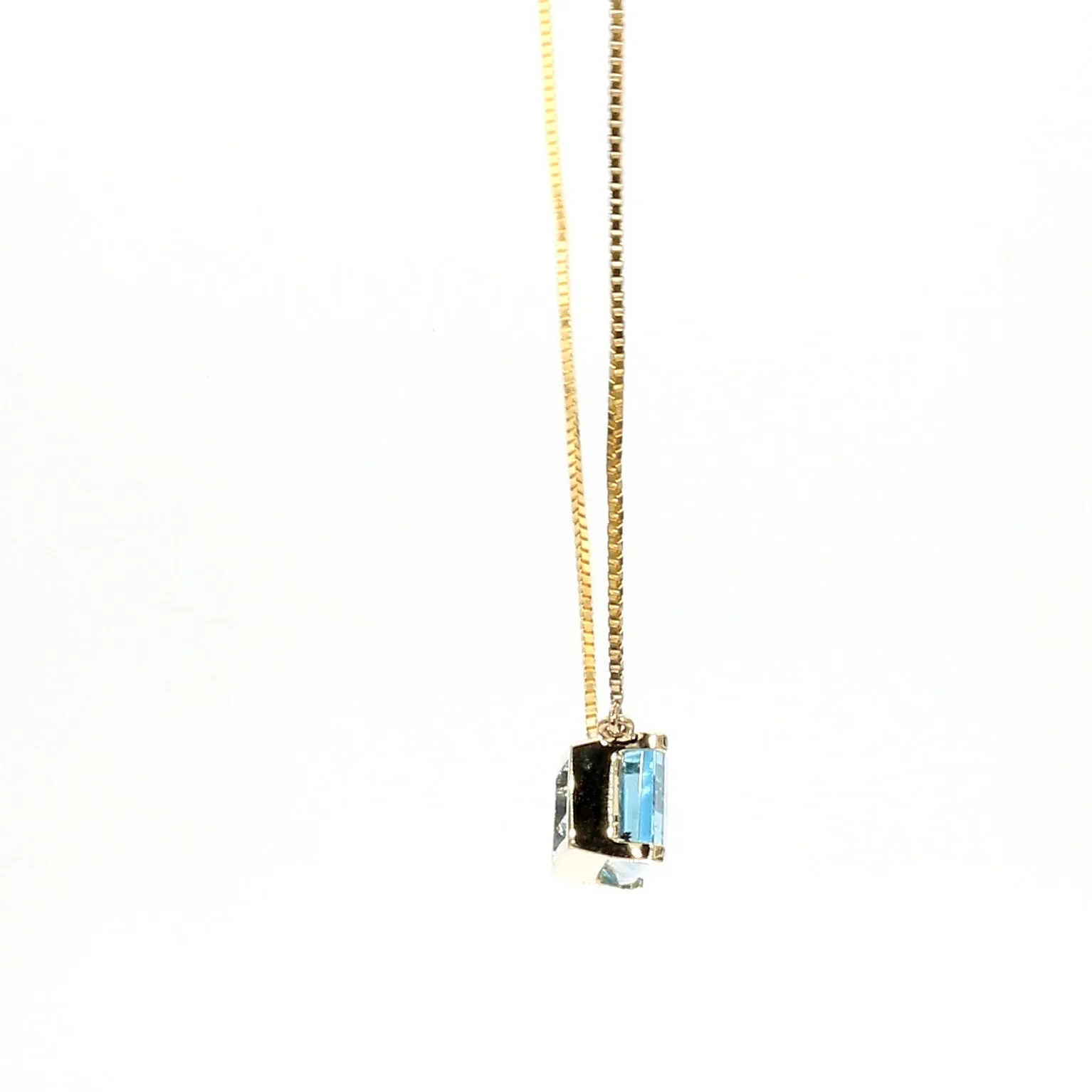 Sky-Blue Topaz Necklace