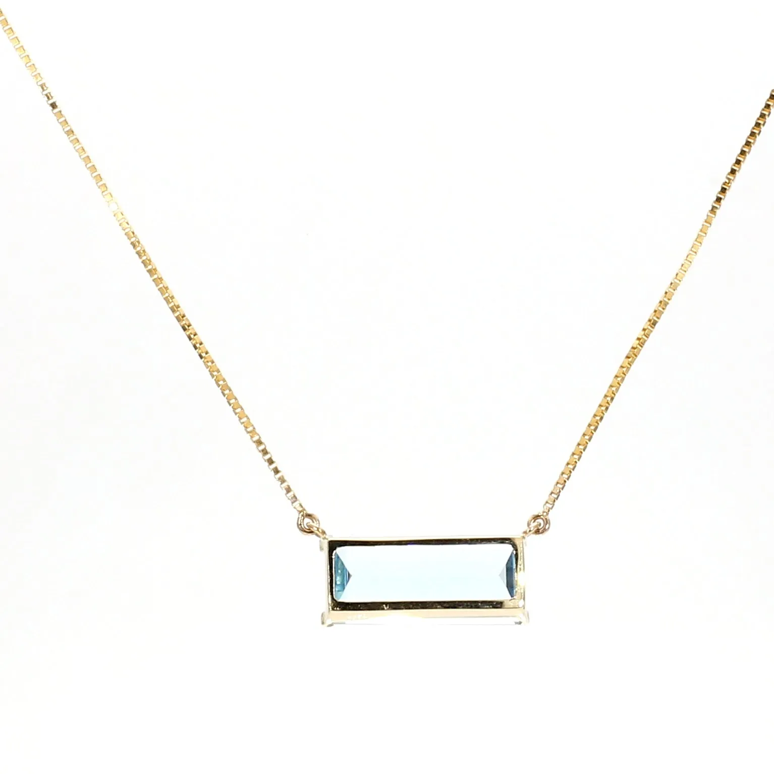Sky-Blue Topaz Necklace