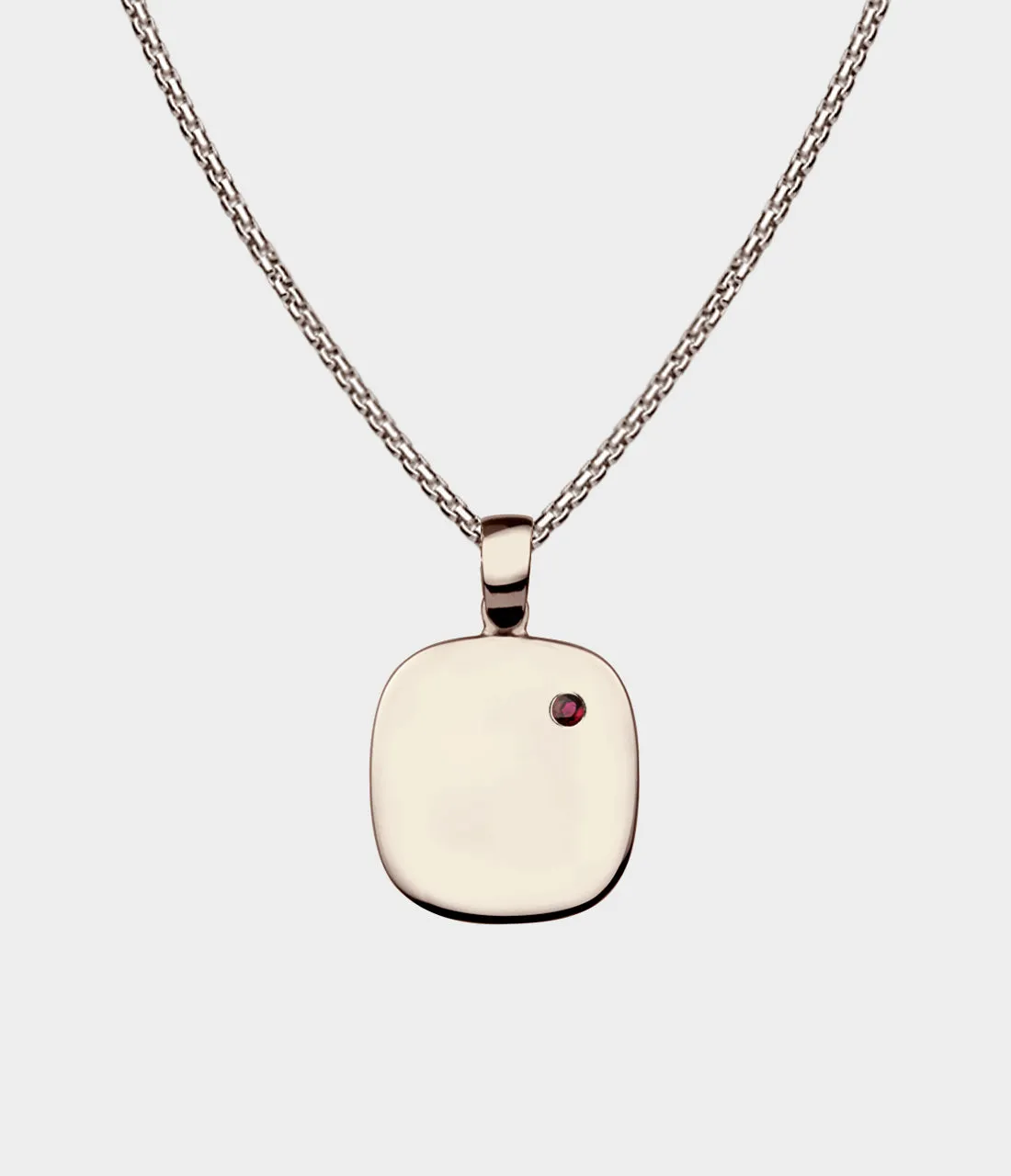 Soho Square Pendant Necklace