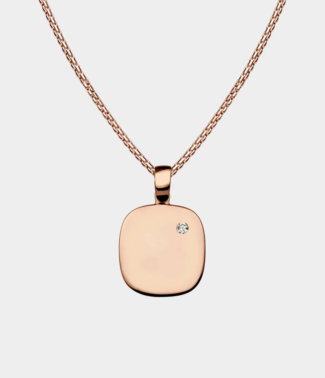 Soho Square Pendant Necklace