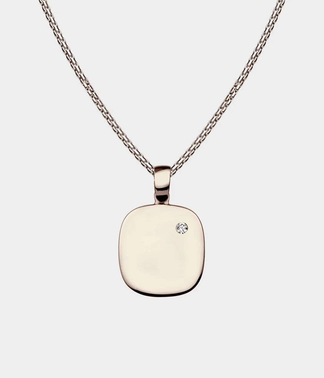 Soho Square Pendant Necklace