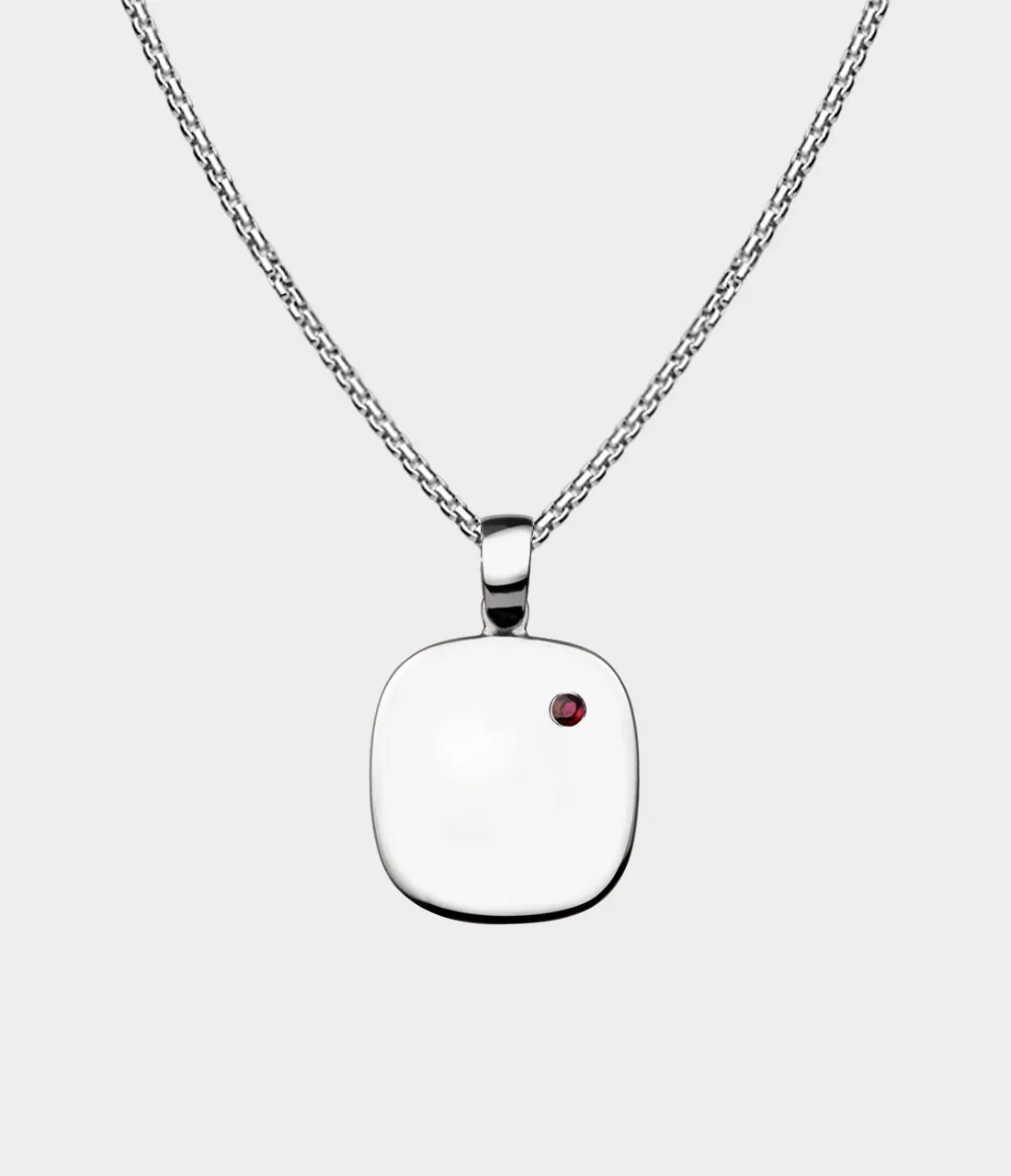Soho Square Pendant Necklace