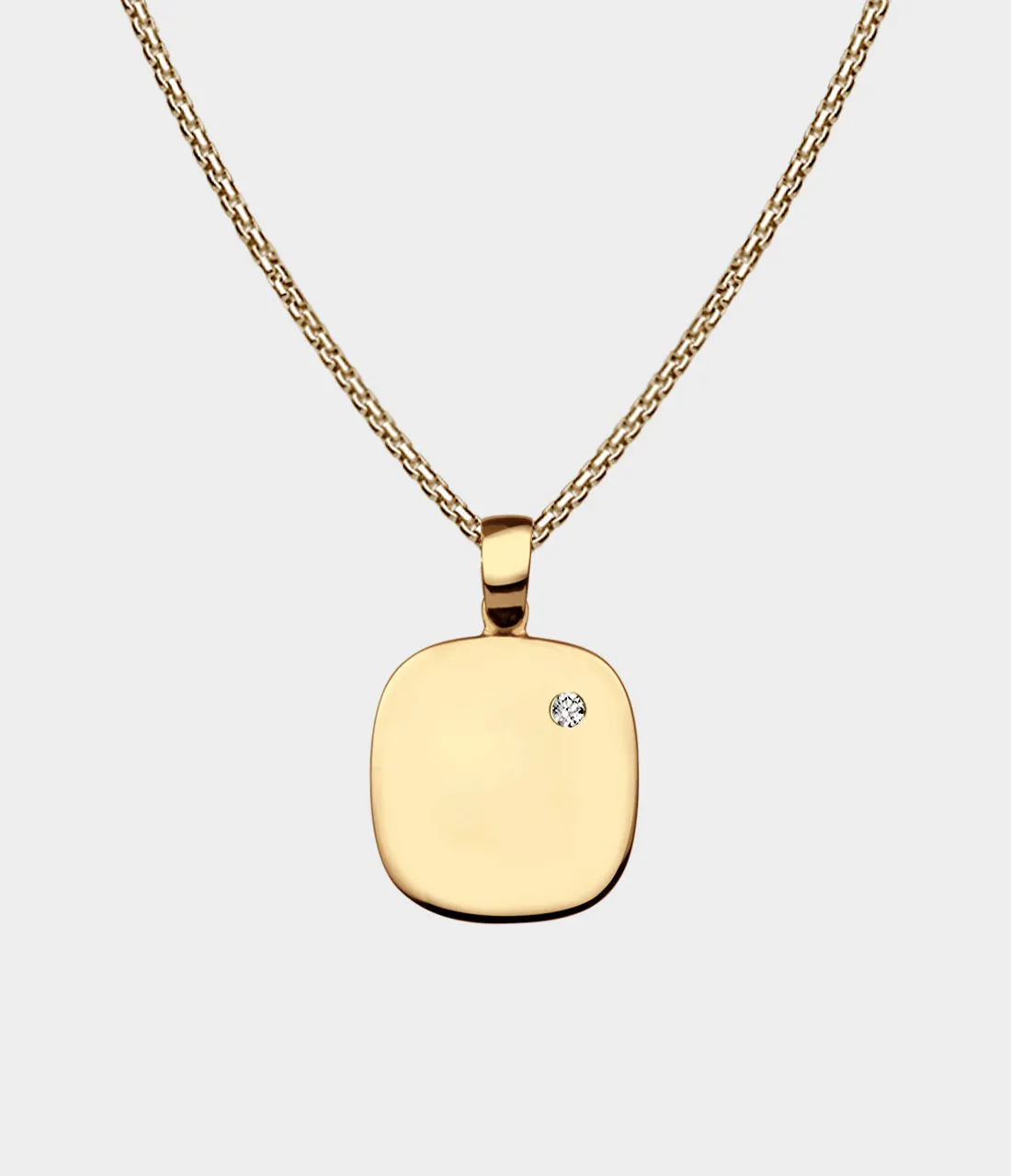 Soho Square Pendant Necklace