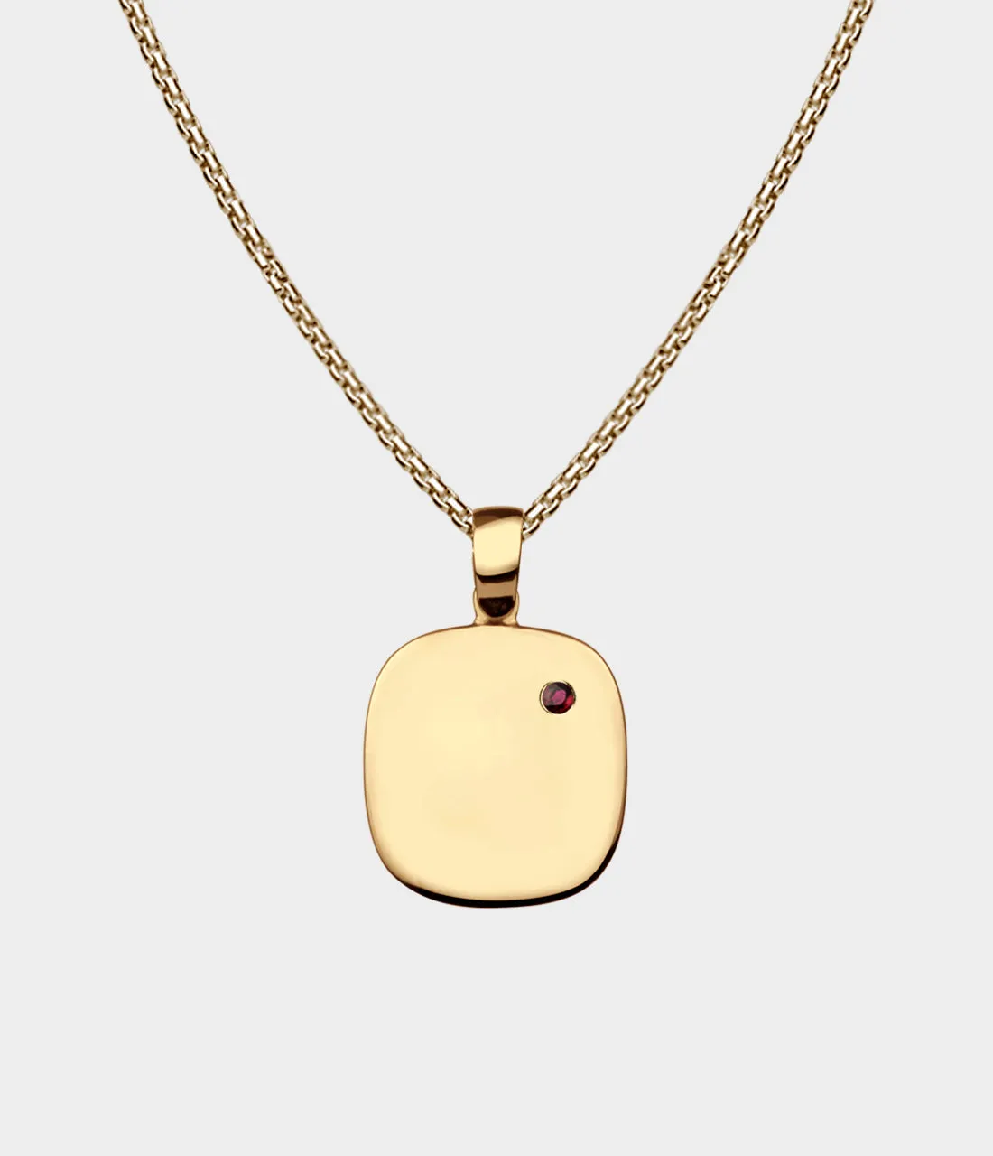 Soho Square Pendant Necklace