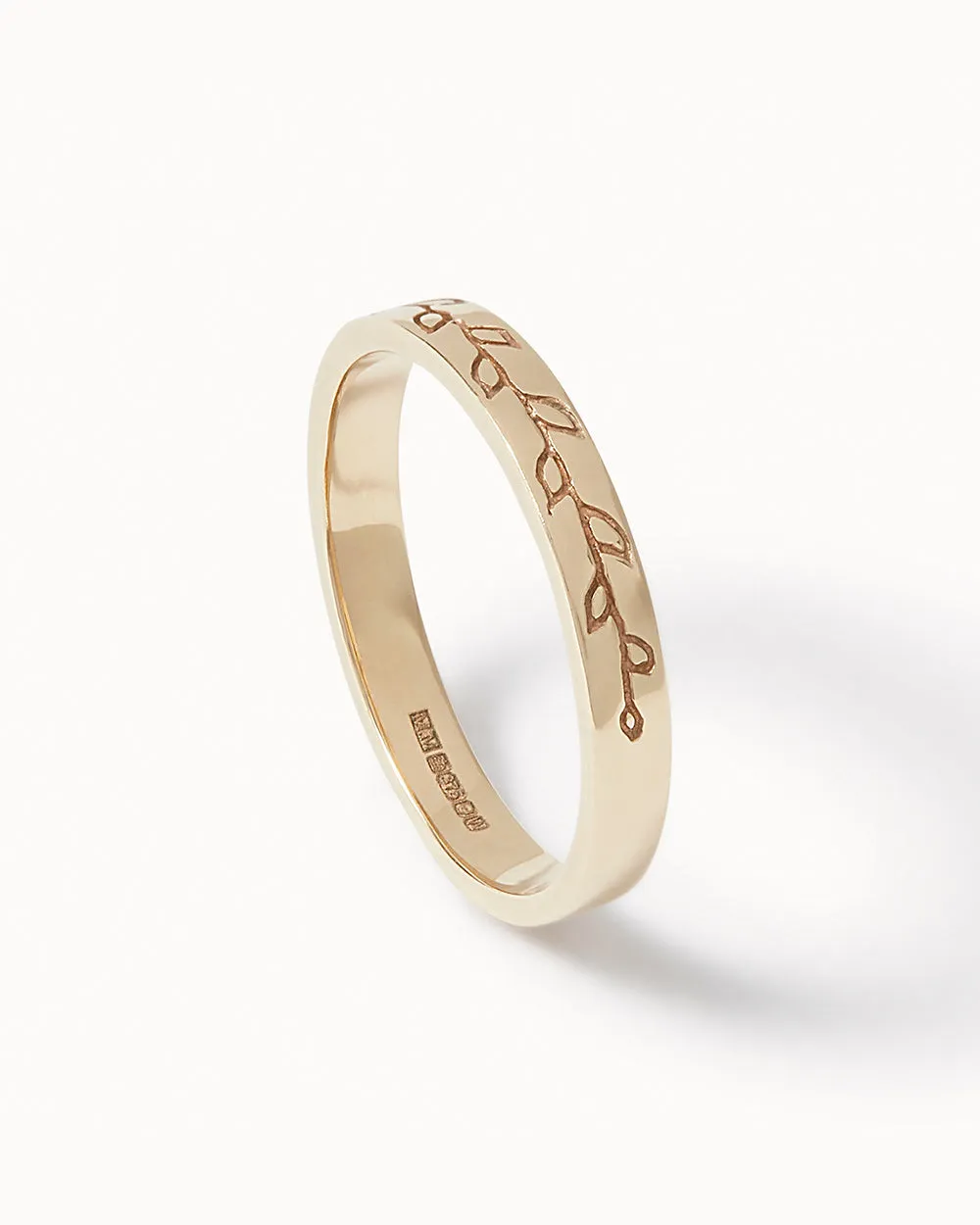 Solid Gold Evergreen Ring
