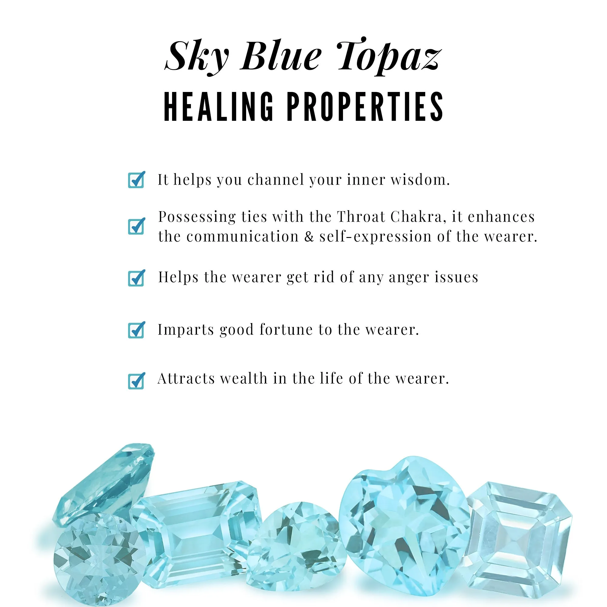 Solitaire Sky Blue Topaz Heart Drop Earrings with Diamond Accent