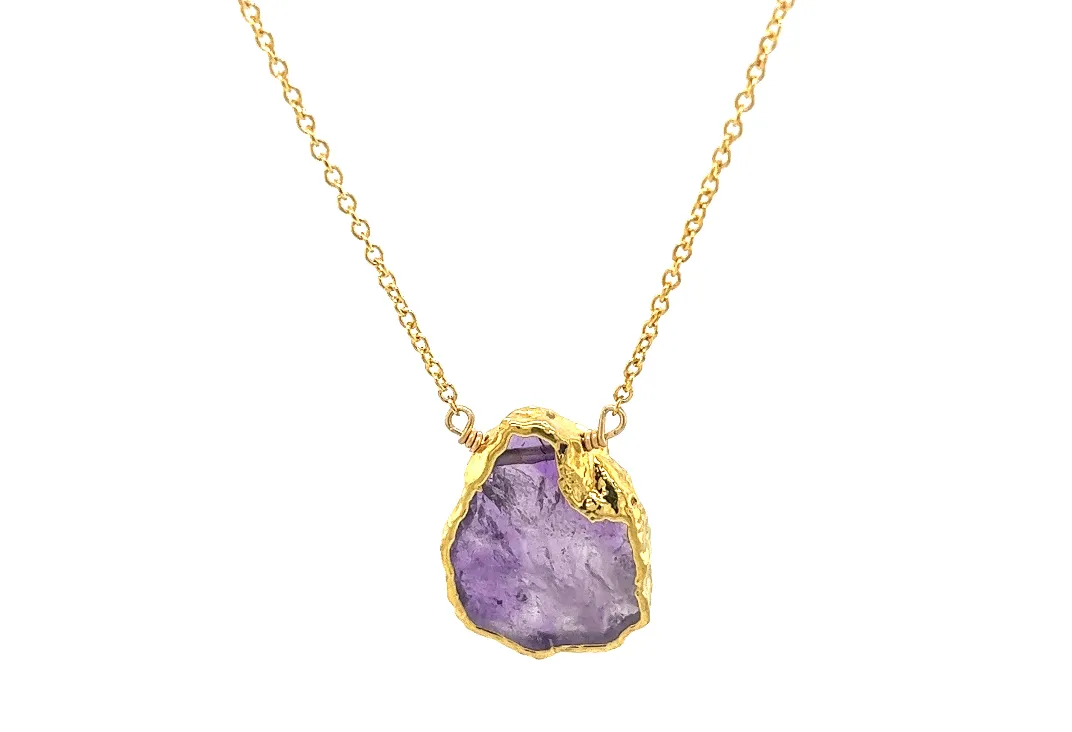 SPS BEZEL SLICES NECKLACE