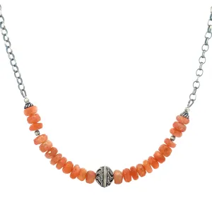 Sterling Silver Sunstone Necklace