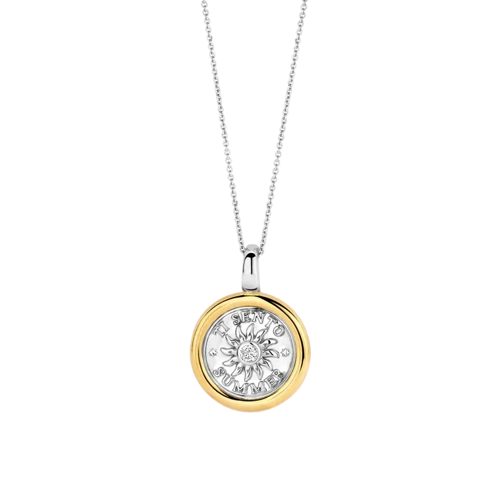 Summer Sun Coin Pendant