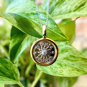 Summer Sun Coin Pendant