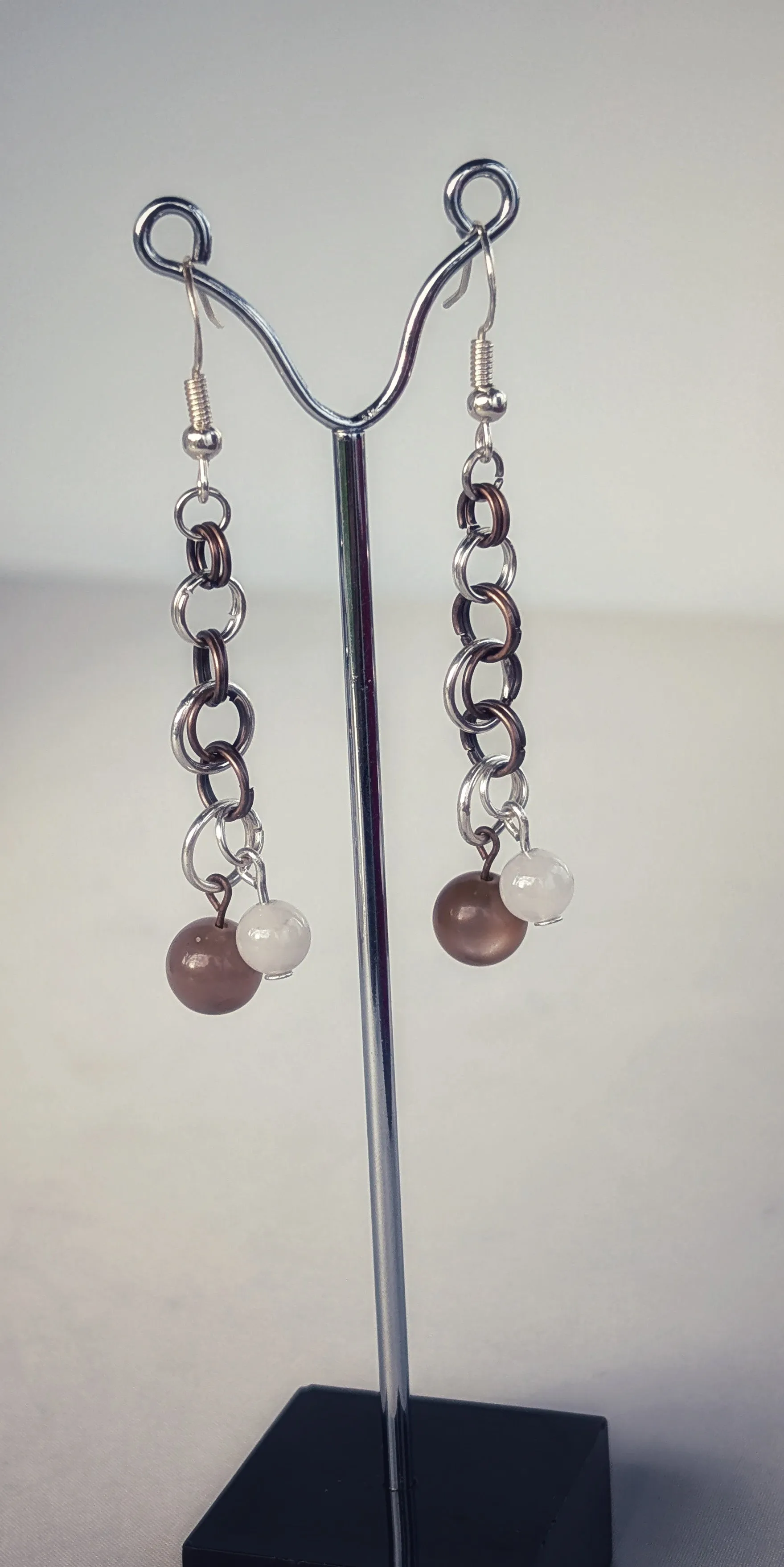 Sunstone & Moonstone - Earrings