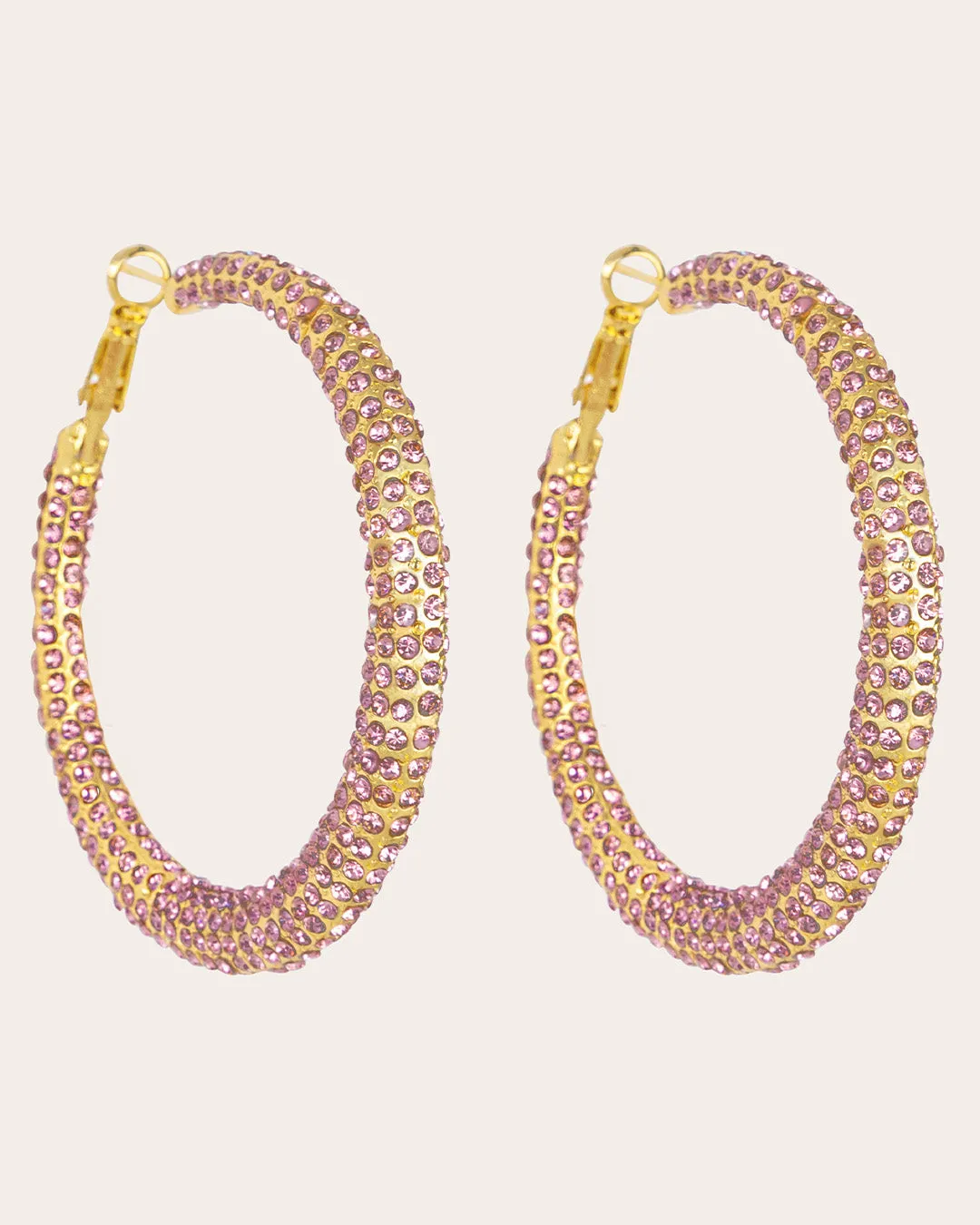 The Gisele hoops - pink