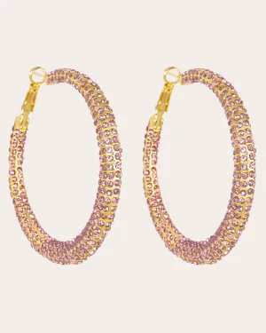 The Gisele hoops - pink