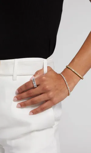 THE LOVE EMERALD CUT BRACELET 6.44 Carats