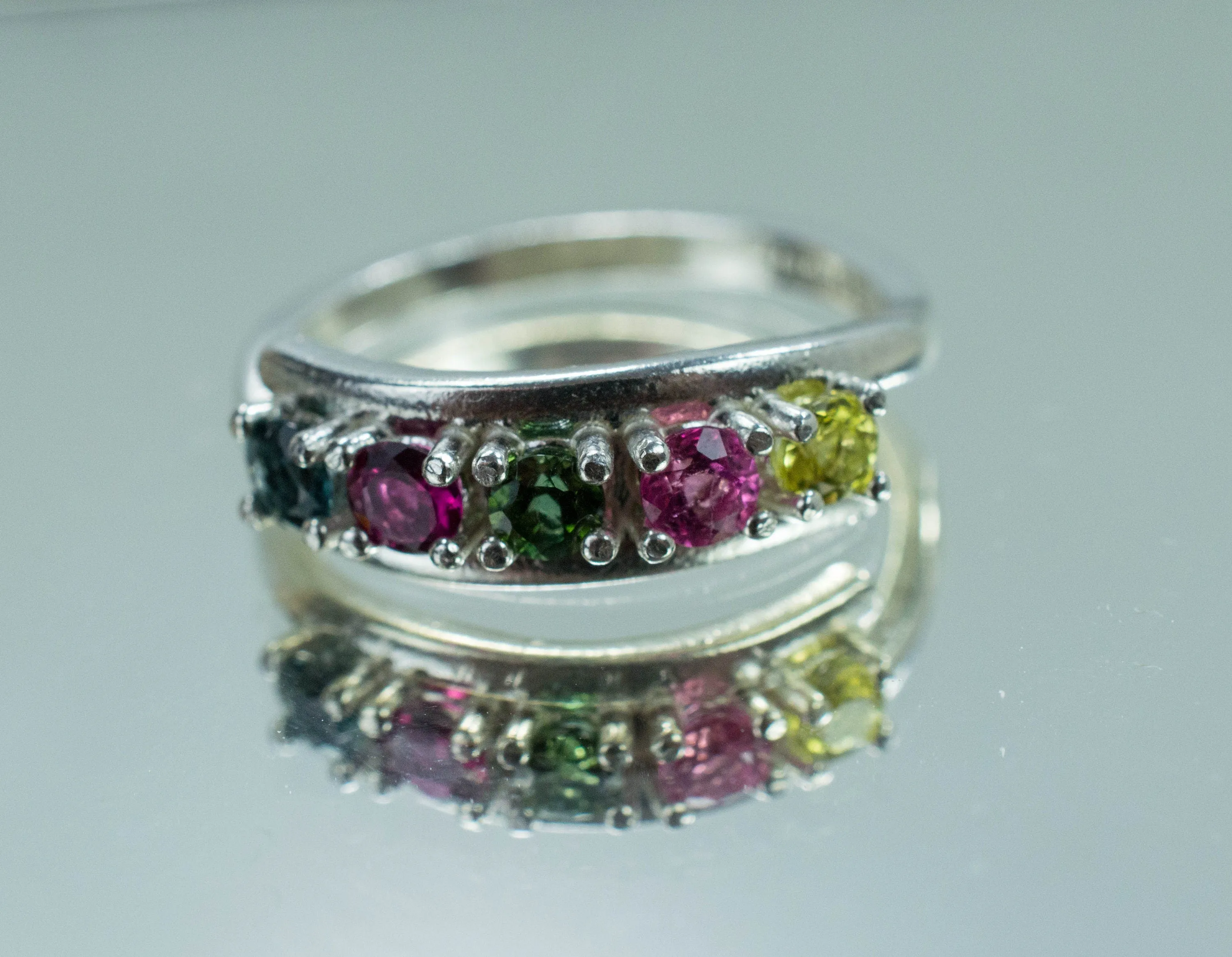 Tourmaline Ring, Genuine Untreated Tourmaline