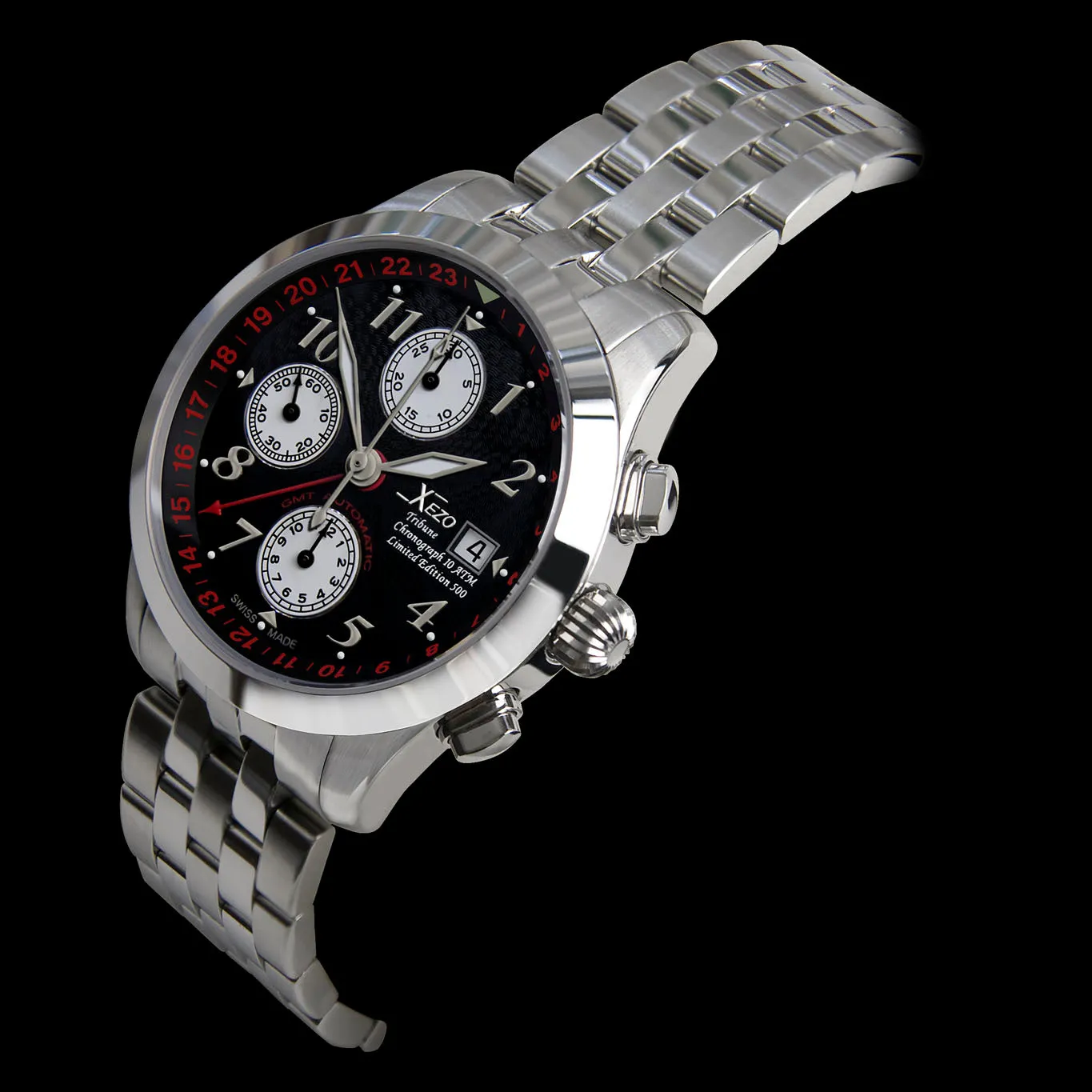 Tribune Chronograph GMT Valjoux 7754