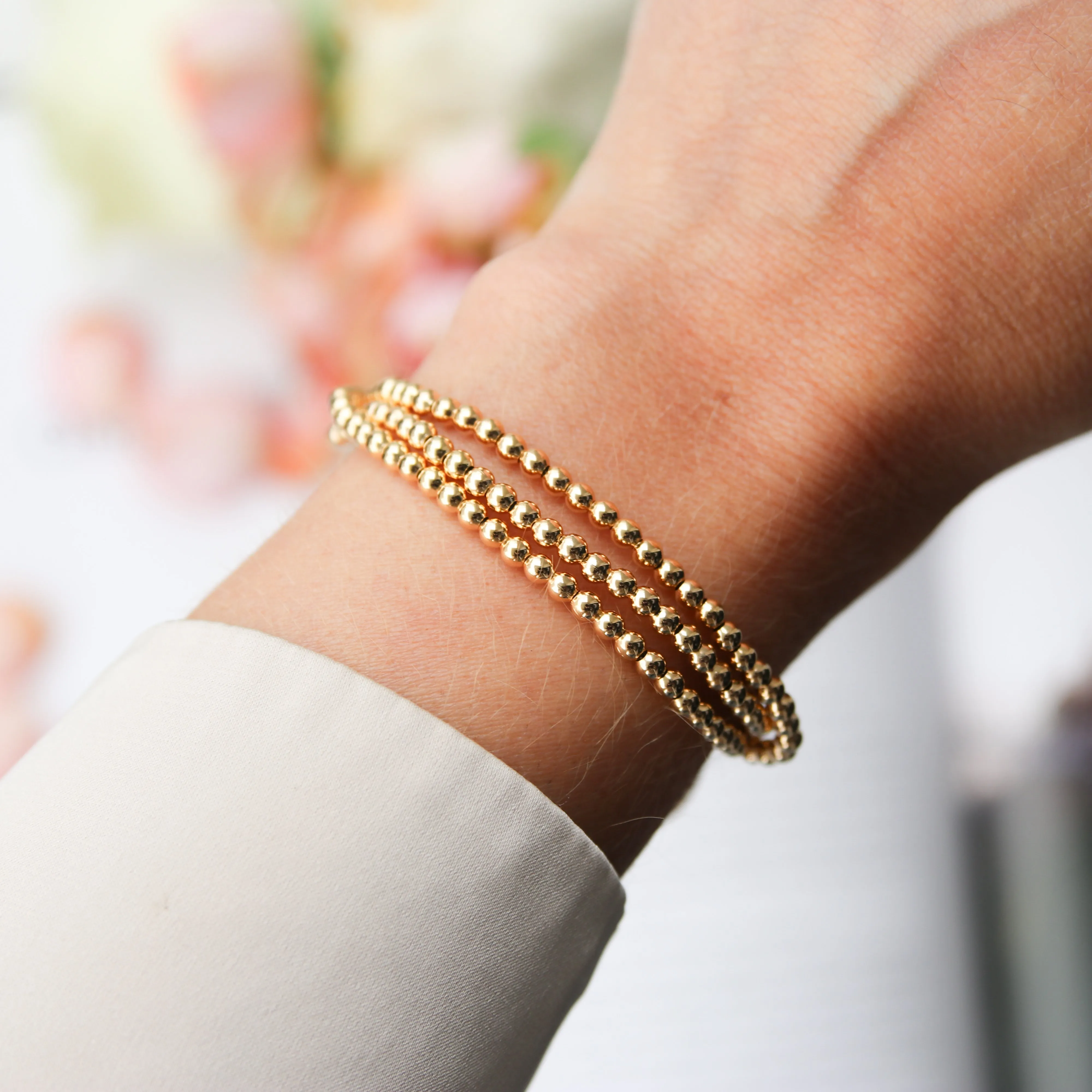 Triple Beaded Bracelet