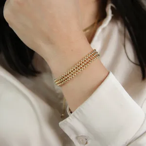 Triple Beaded Bracelet