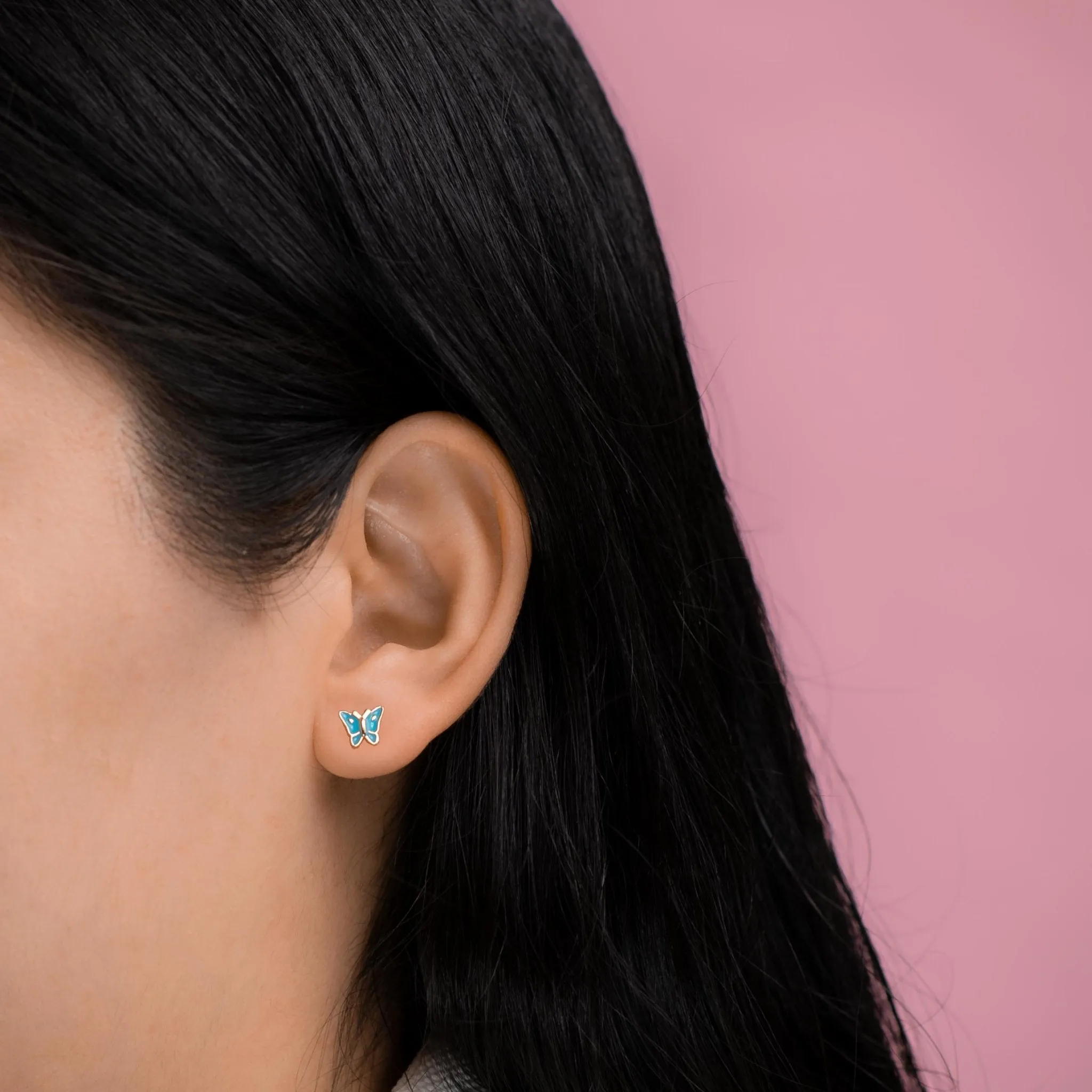 Turquoise Butterfly Earrings