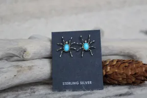Turquoise Spider Earring