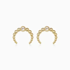 Wall St. Beaded Mini Studs