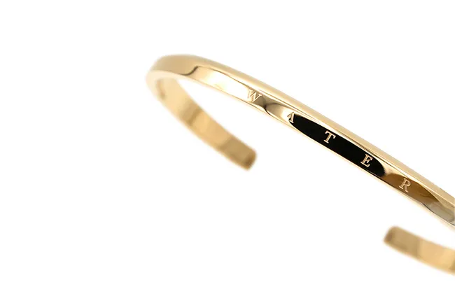 Water Cuff Bracelet Panama Pack Gold