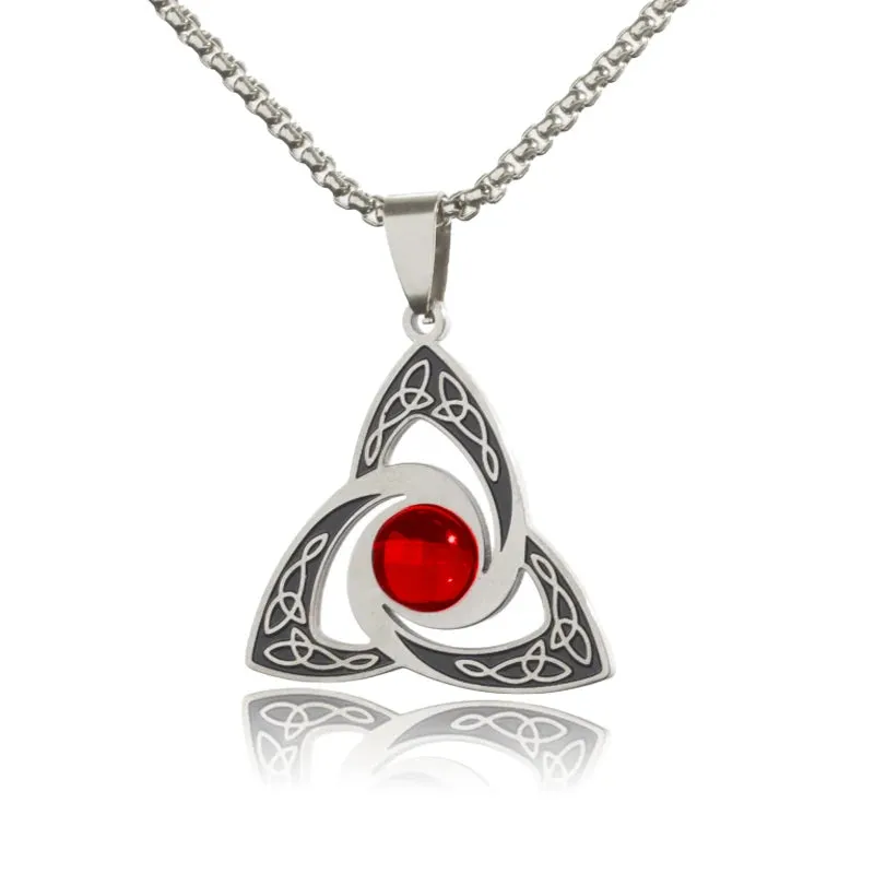 Witchcraft Witch Knot Bracelet Stainless Steel Geometric Cutout Flower Box Chain Cuff Bracelet Women Amulet Jewelry