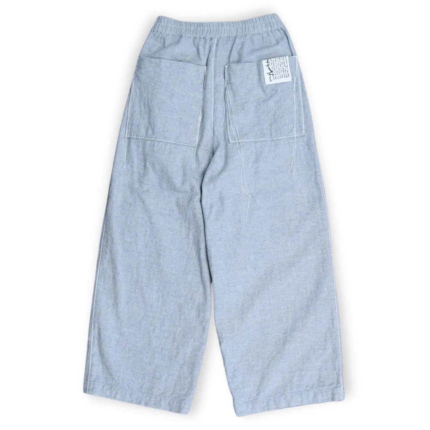WM06-PT251062 0TH STITCH DENIM WIDE PANTS