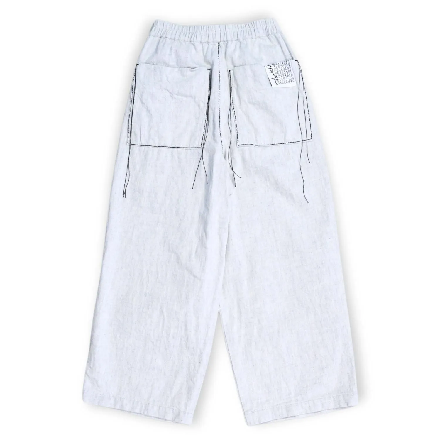 WM06-PT251062 0TH STITCH DENIM WIDE PANTS
