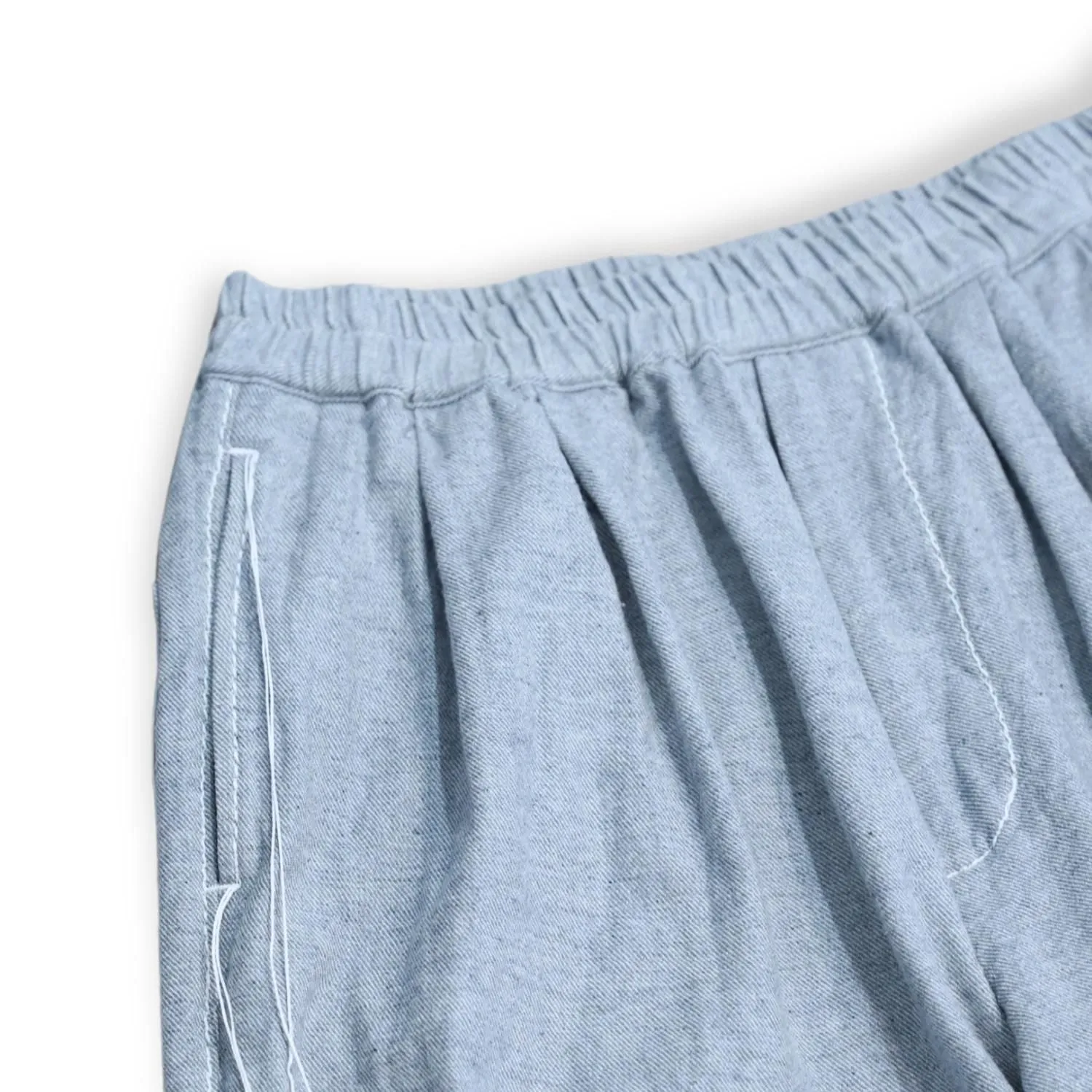 WM06-PT251062 0TH STITCH DENIM WIDE PANTS