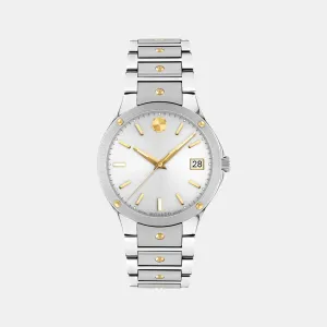 Women Silver Analog Stainless Steel Watch 607516