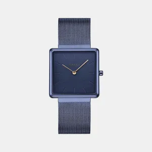 Women's Blue Analog Stainless Steel Watch V236LXLLML