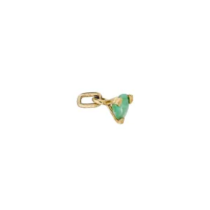 Yellow Gold Vermeil Emerald Charm