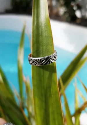 Zig Zag Toe Ring