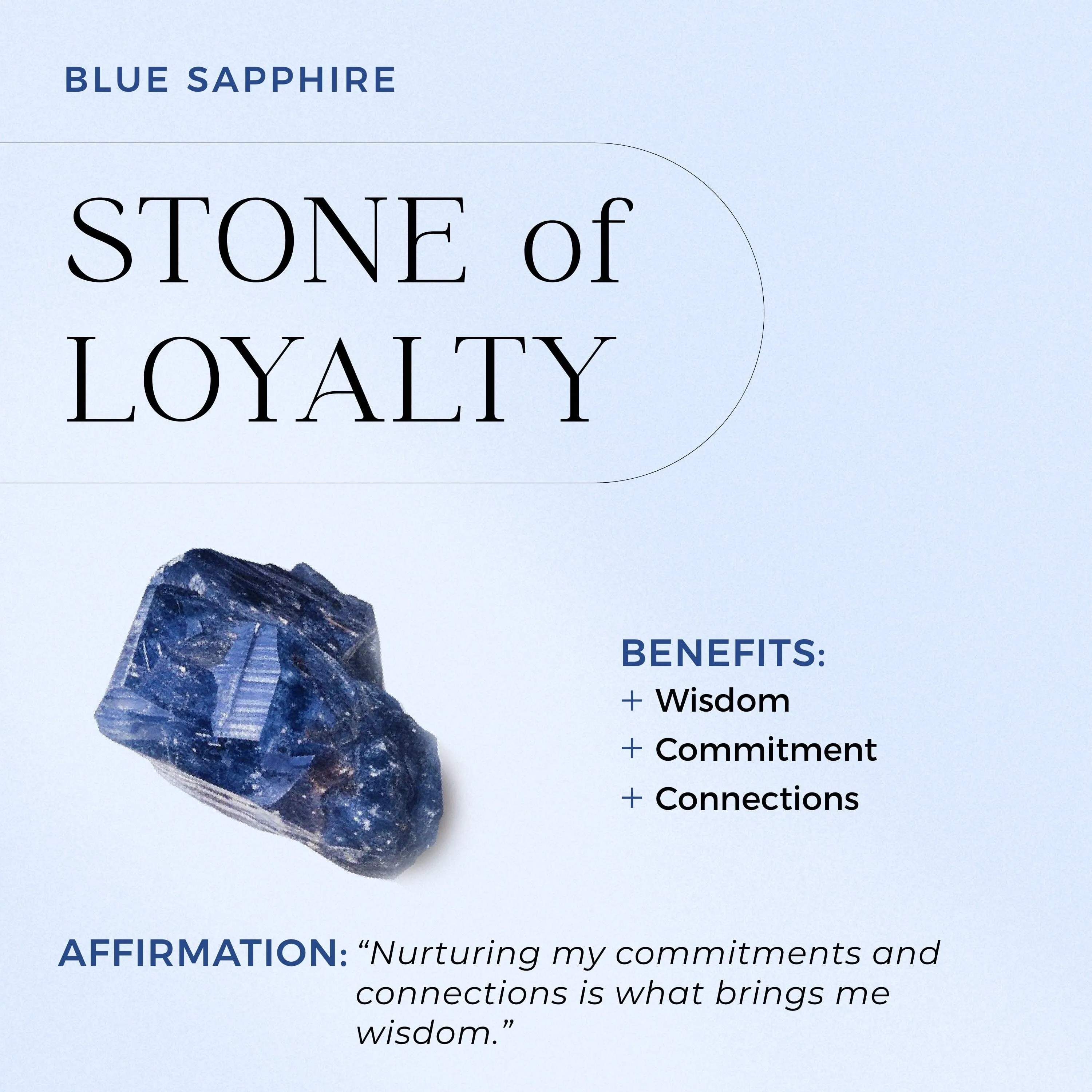 Zodiac Birthstone Studs - Libra Blue Sapphire