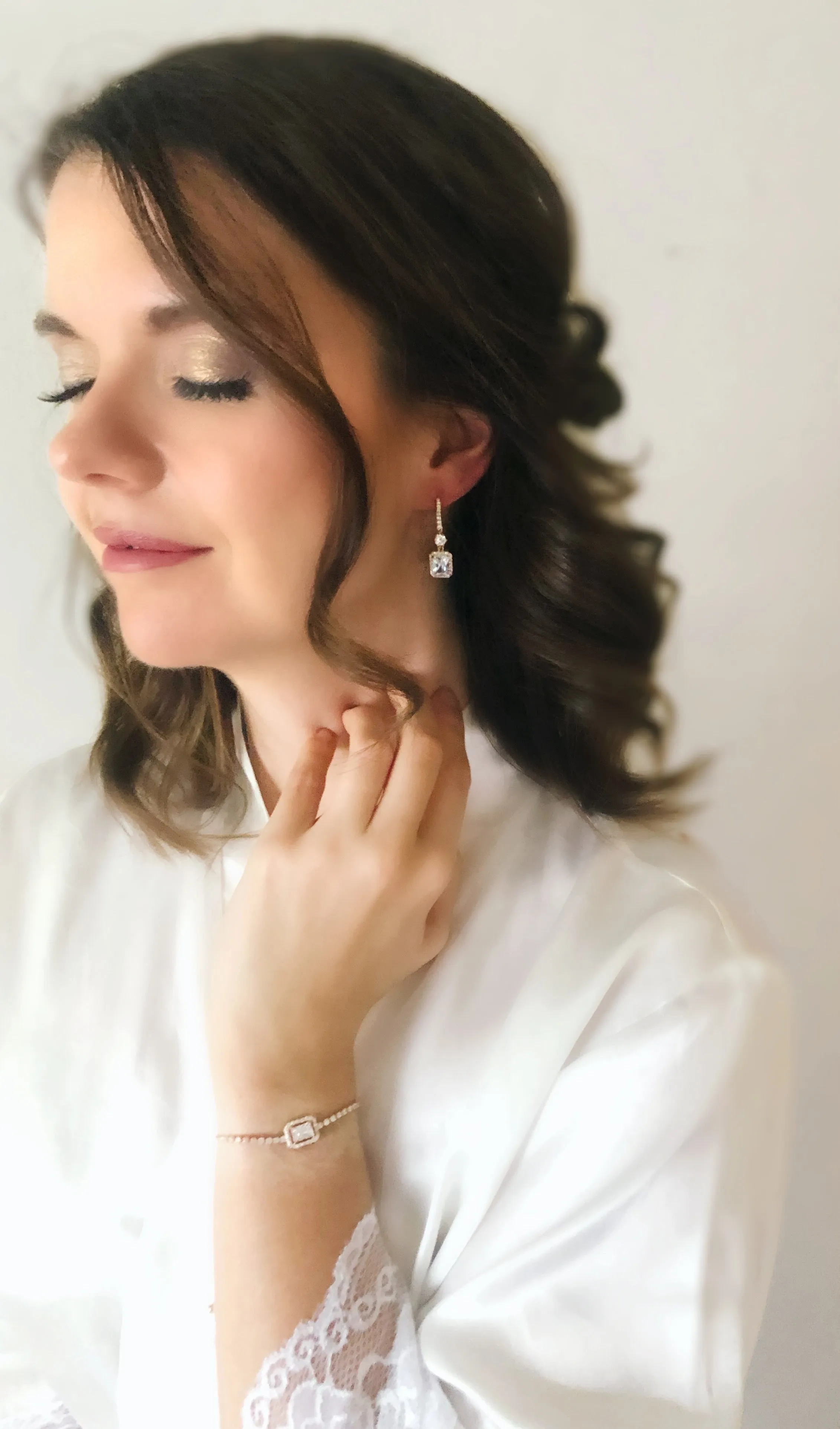 Zoe Emerald Cut Diamond Adjustable Bracelet
